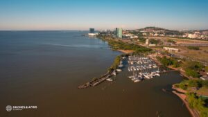 Iate Clube Guaíba - Clube de velas em Porto Alegre - Vista superior