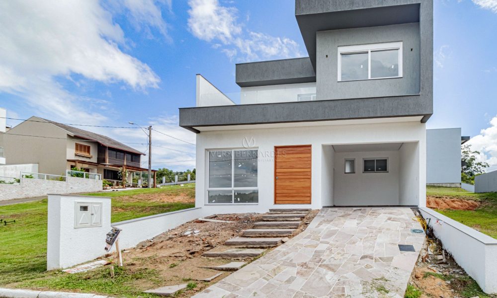 Casa em Condomínio à venda com 3 dormitórios, 154m² e 2 vagas no bairro Aberta dos Morros, Zona Sul de Porto Alegre - 001