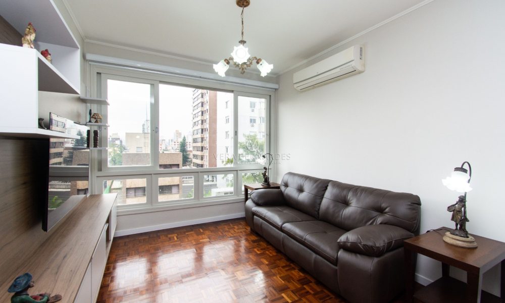 Apartamento à venda com 3 dormitórios, 106m² e 1 vaga no bairro Menino Deus, Zona Sul de Porto Alegre - 001