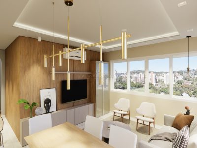Apartamento à venda com 3 dormitórios, 99m² e 2 vagas no bairro Tristeza, Zona Sul de Porto Alegre