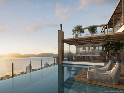 Apartamento à venda com 3 dormitórios, 110m² e 2 vagas no bairro Balneário Pereque em Porto Belo