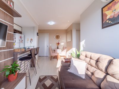 Apartamento à venda com 2 dormitórios, 46m² e 1 vaga no bairro Cristal, Zona Sul de Porto Alegre